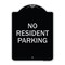 Signmission Reserved Parking No Resident Parking Heavy-Gauge Aluminum Sign, 24" x 18", BS-1824-23045 A-DES-BS-1824-23045 - alternate 1